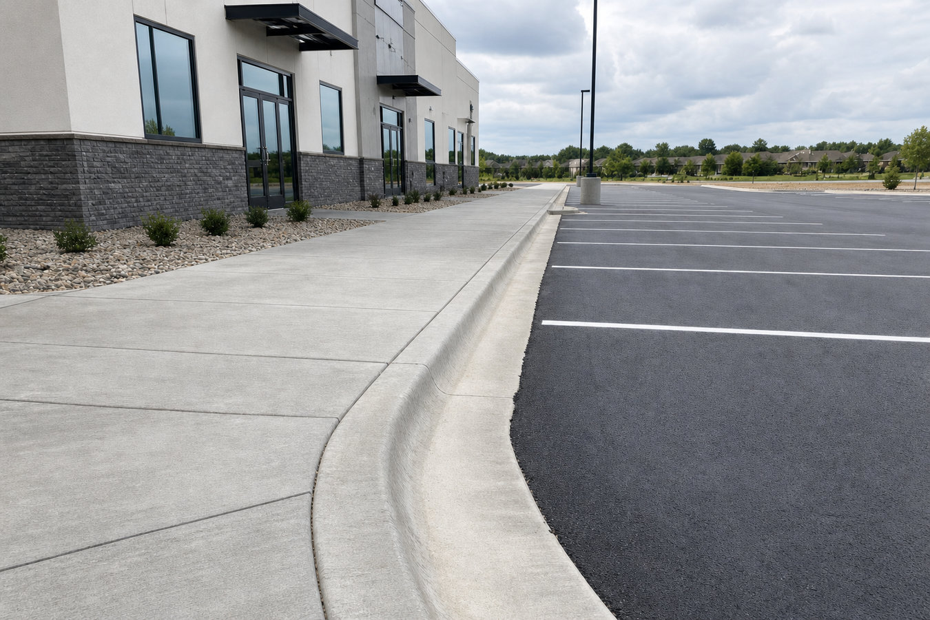Concrete curbing and sidewalks in San Francisco, CA