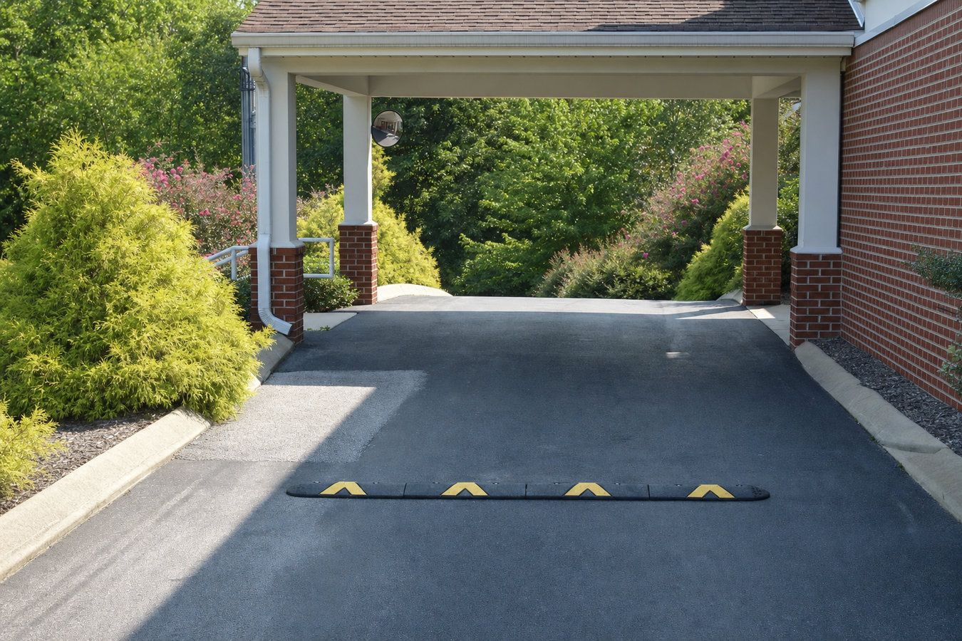 Speed bump installation in San Francisco, CA